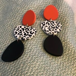 Fun Clay Dangle Earrings